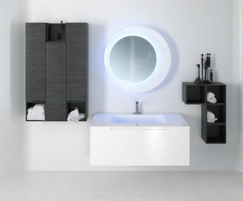 Modern Bathroom Cabinet-ID:591995002