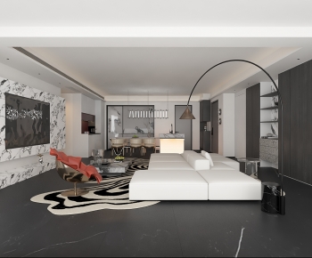 Modern A Living Room-ID:881154062