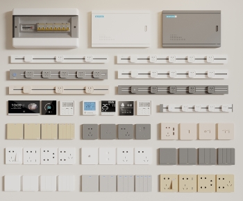 Modern Switch Socket Panel-ID:366375929