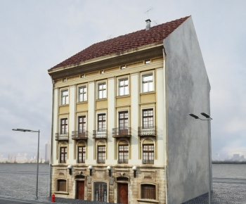 European Style Appearance Of Commercial Building-ID:276551019