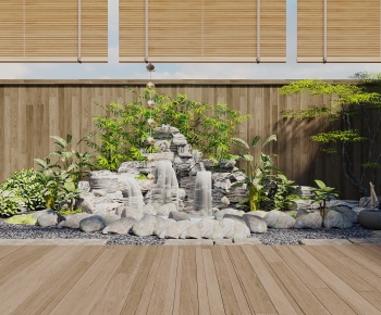 Chinese Style Rockery Waterscape-ID:911798955