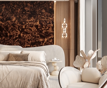 Modern Double Bed-ID:415383103