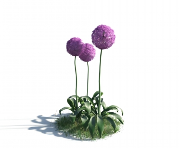 Modern Flowers And Grass-ID:100619083