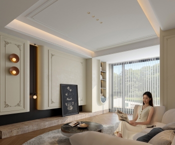 French Style A Living Room-ID:182929074
