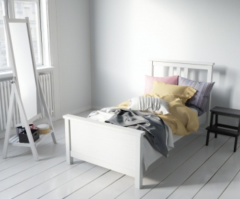 Modern Single Bed-ID:737864975