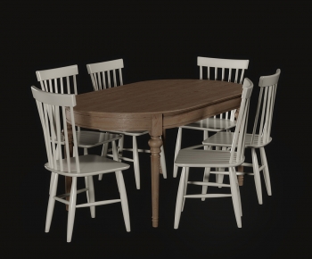 Modern Dining Table And Chairs-ID:554559952
