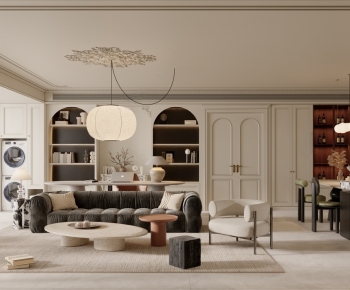 French Style A Living Room-ID:473442084