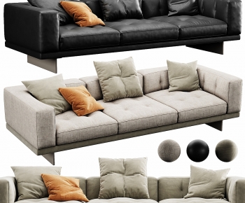 Modern Three-seat Sofa-ID:126116999