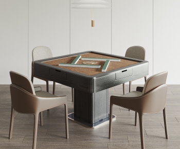 Modern Mahjong Tables And Chairs-ID:105607037