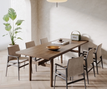 Modern Dining Table And Chairs-ID:657150038