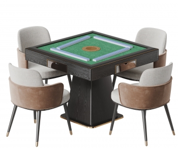 Modern Mahjong Tables And Chairs-ID:151595124