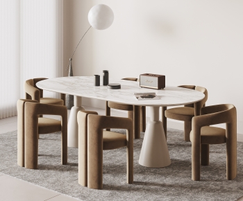 Modern Dining Table And Chairs-ID:376111985