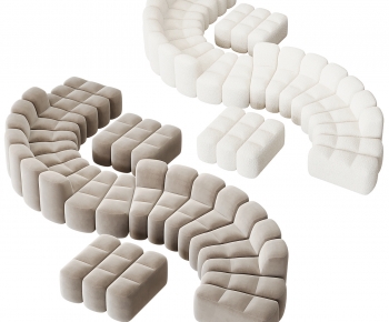 Modern Curved Sofa-ID:689380254