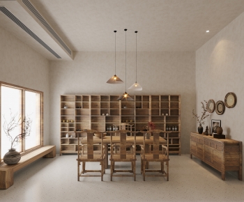 Wabi-sabi Style Tea House-ID:605814936