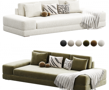 Modern Three-seat Sofa-ID:481316096