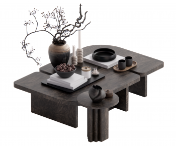 Wabi-sabi Style Coffee Table-ID:944281102