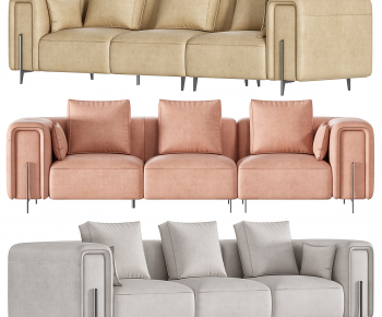 Modern Three-seat Sofa-ID:301799863