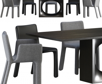 Modern Dining Table And Chairs-ID:638814931