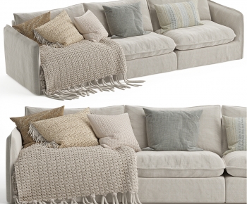 Modern Three-seat Sofa-ID:544795998
