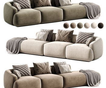 Modern Three-seat Sofa-ID:714842087