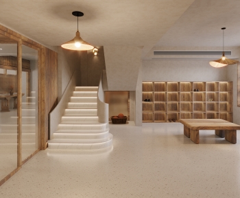 Wabi-sabi Style Stairwell-ID:663853882