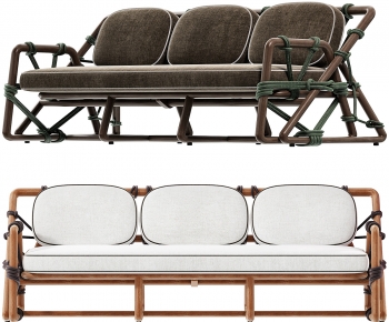 Modern Three-seat Sofa-ID:366808896