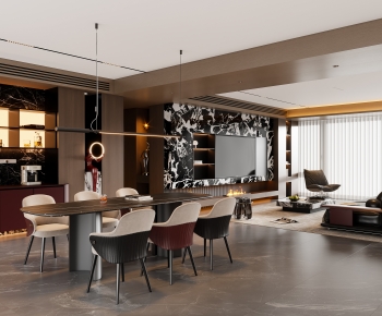 Modern A Living Room-ID:801673895