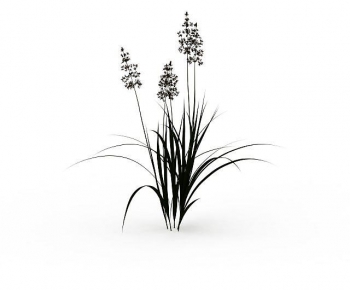 Modern Flowers And Grass-ID:705924994