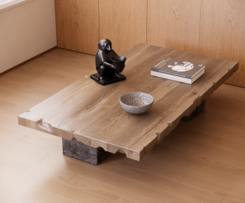 现代中古风实木茶几-ID:180686006