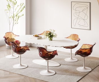 Modern Dining Table And Chairs-ID:972961909