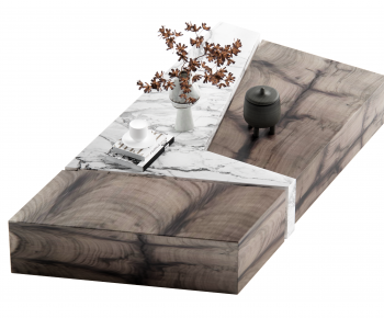 Wabi-sabi Style Coffee Table-ID:639101035