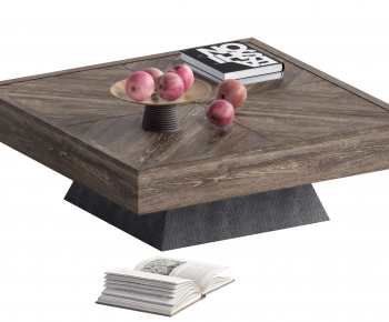 Wabi-sabi Style Coffee Table-ID:364320996