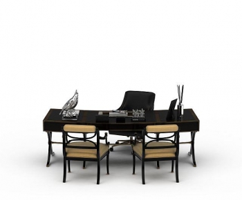 Modern Office Desk And Chair-ID:333386908