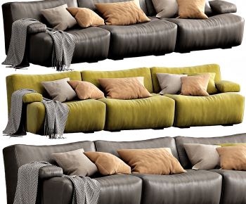 Modern Three-seat Sofa-ID:763665912