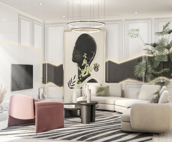 Modern A Living Room-ID:342561965