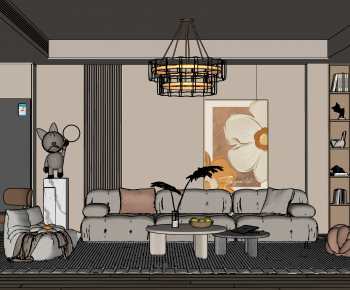 Modern A Living Room-ID:424163101