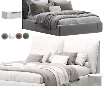 Modern Double Bed-ID:644726999