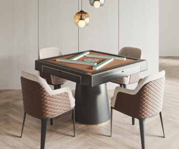 Modern Mahjong Tables And Chairs-ID:737875946