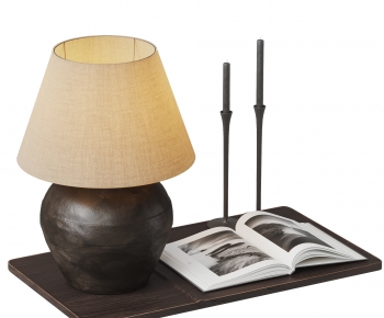 Wabi-sabi Style Table Lamp-ID:899954088