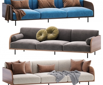 Modern Three-seat Sofa-ID:150657898