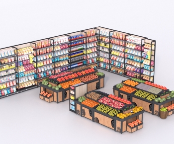 Modern Supermarket Shelf-ID:446599961