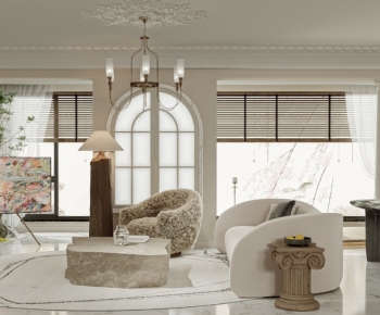 French Style A Living Room-ID:751490693