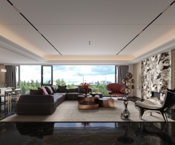 Modern A Living Room-ID:112606059