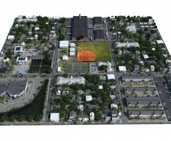 New Chinese Style Architectural Bird's-eye View Planning-ID:347403052