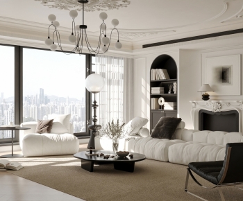 French Style A Living Room-ID:936074979
