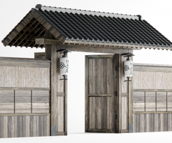 Japanese Style Facade Element-ID:682079854