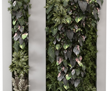 现代植物墙-ID:466239931