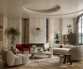 French Style A Living Room-ID:861412054