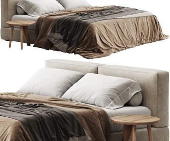 Modern Double Bed-ID:243381987