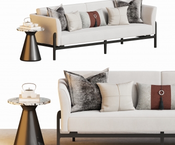 New Chinese Style Three-seat Sofa-ID:984780075
